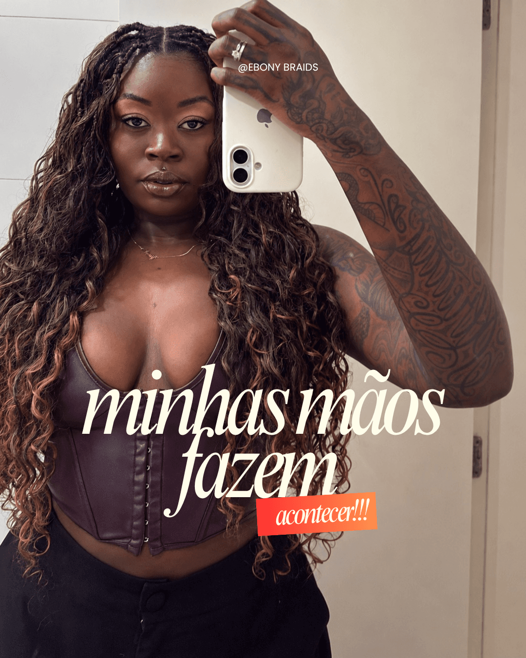 Trabalho de tranças Ebony Braids